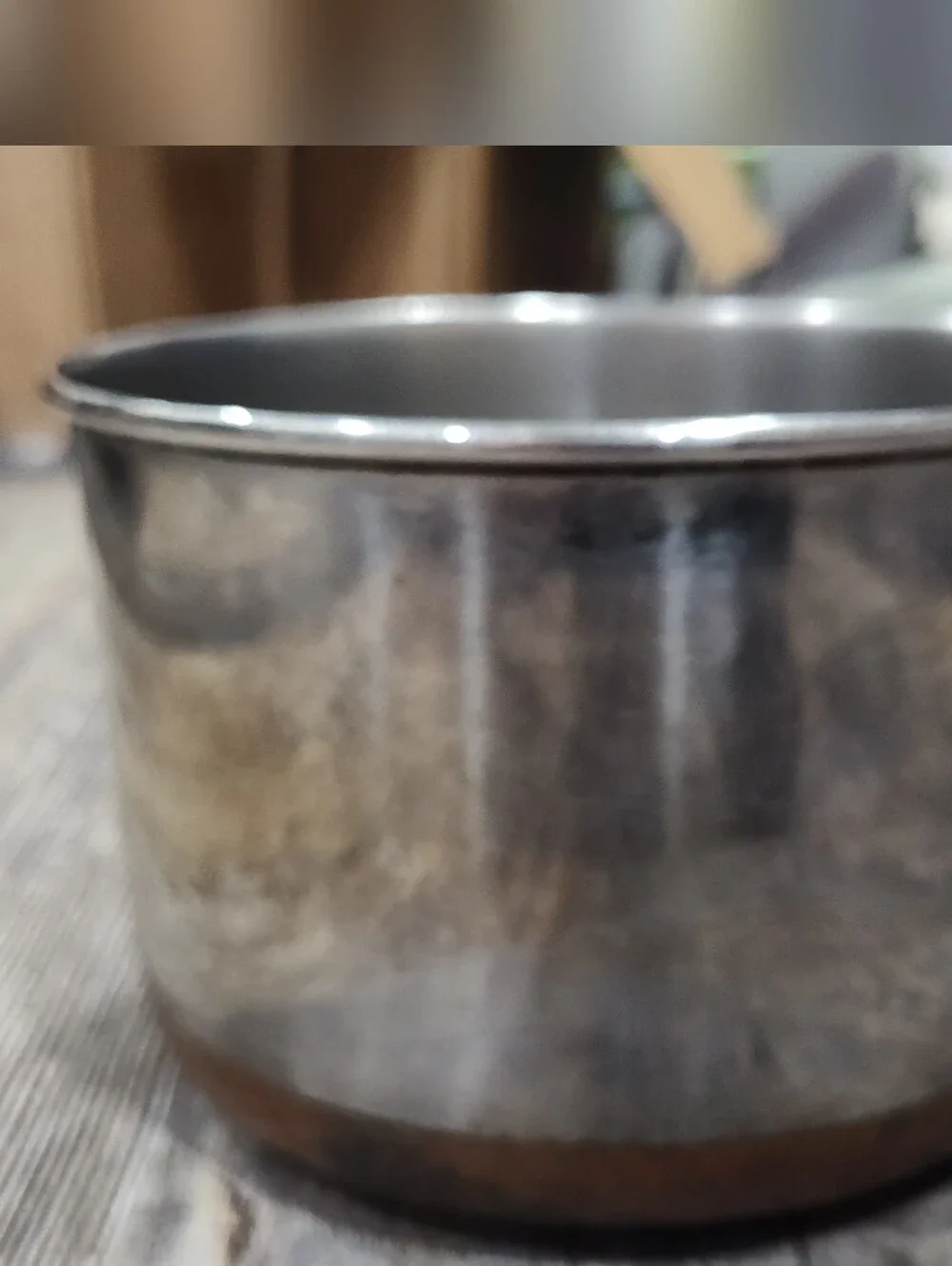 1801 Revere Ware 2 QT Copper Bottom Stainless Steel Pan Pot, NO LID, Made In USA